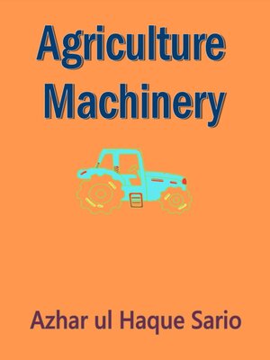 cover image of Agriculture Machinery